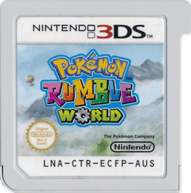 Pokémon Rumble World - Cart - Front