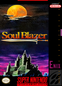 Soul Blazer - Fanart - Box - Front