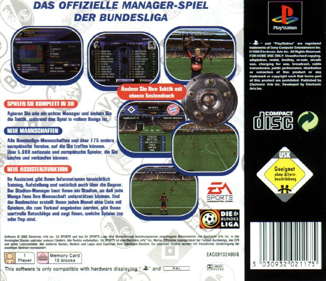 The F.A. Premier League Football Manager 2000 - Box - Back