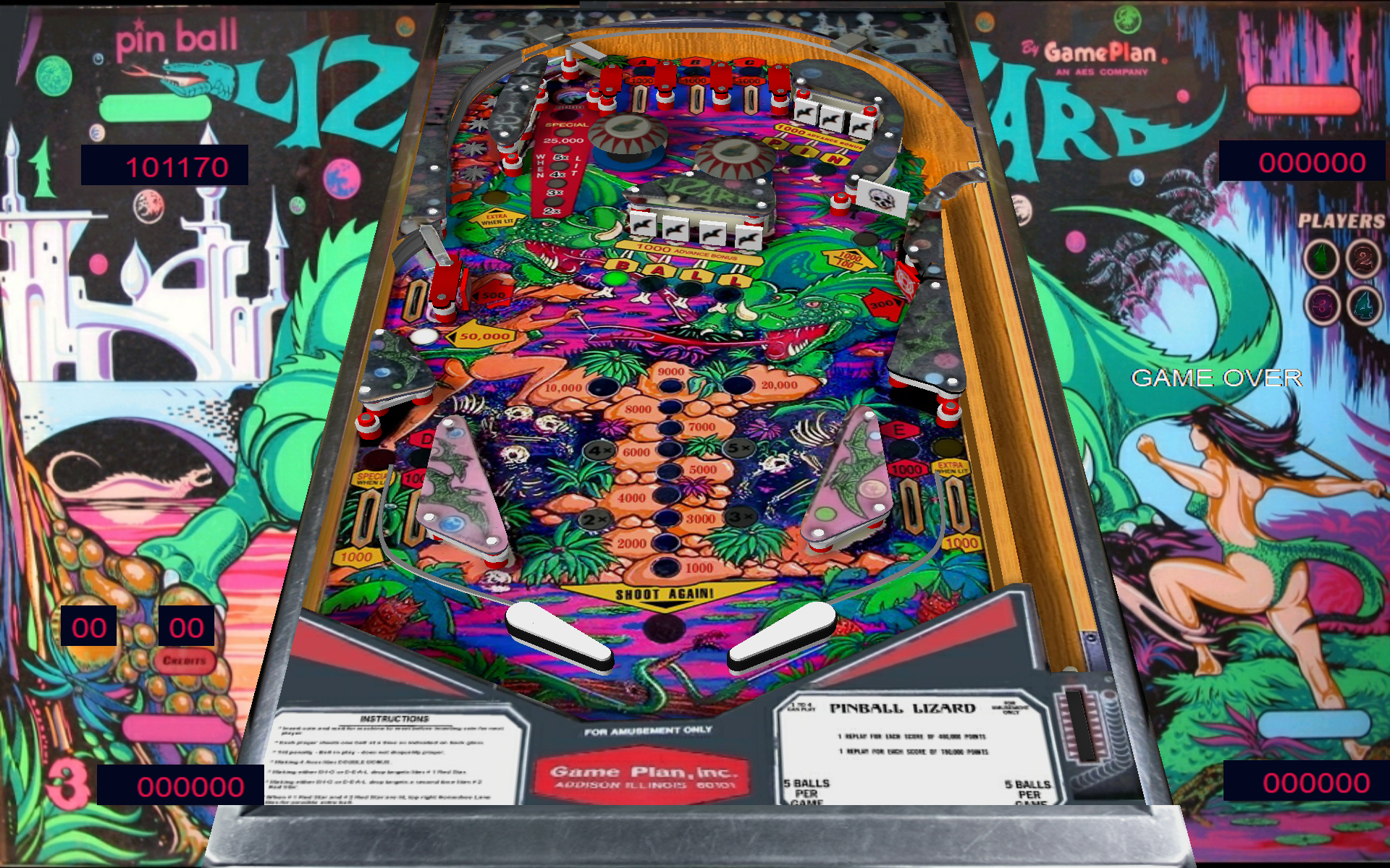 Pinball Lizard