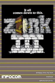 Zork III - Fanart - Box - Front