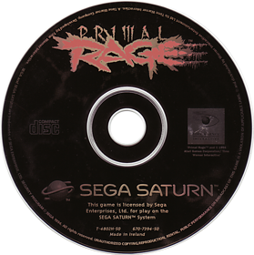 Primal Rage - Disc Image