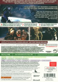 Dead Space 3 - Box - Back