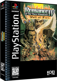 Romance of the Three Kingdoms IV: Wall of Fire - Box - 3D