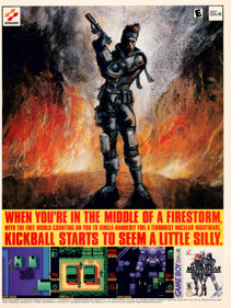 Metal Gear Solid - Advertisement Flyer - Front