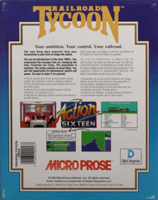 Sid Meier's Railroad Tycoon - Box - Back