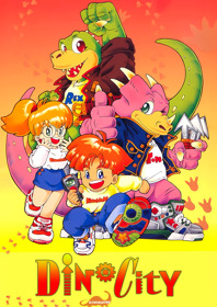 DinoCity - Fanart - Box - Front
