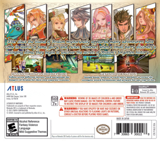 The Legend of Legacy - Box - Back Image