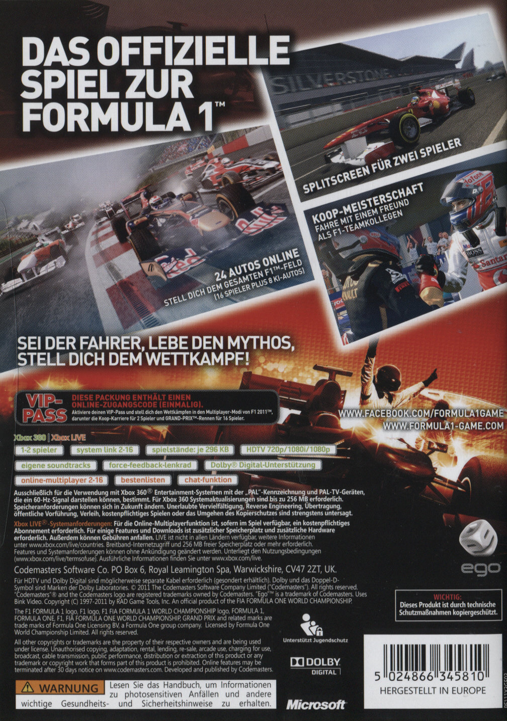 F1 2011 Images - LaunchBox Games Database