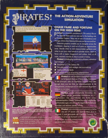 Sid Meier's Pirates! - Box - Back