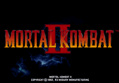 Mortal Kombat II - Screenshot - Game Title