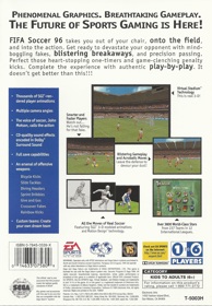 FIFA Soccer 96 - Box - Back Image