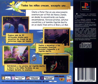 Disney's Peter Pan in Return to Never Land - Box - Back Image