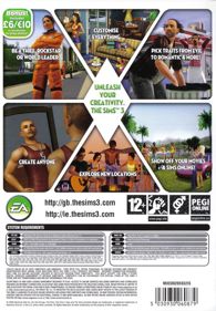 The Sims 3 - Box - Back