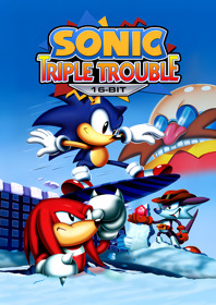 Sonic Triple Trouble 16-Bit - Fanart - Box - Front