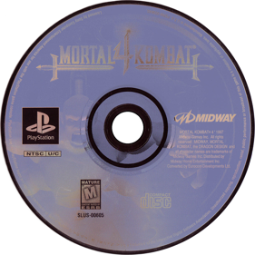 Mortal Kombat 4 - Disc Image