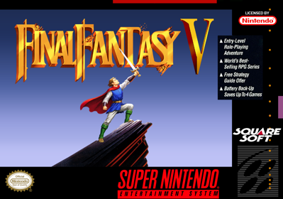Final Fantasy V - Fanart - Box - Front
