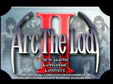 Arc the Lad II - Screenshot - Game Title Image