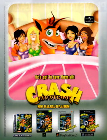 Crash Bandicoot: The Huge Adventure - Advertisement Flyer - Front