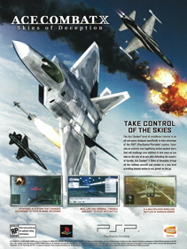 Ace Combat X: Skies of Deception - Advertisement Flyer - Front