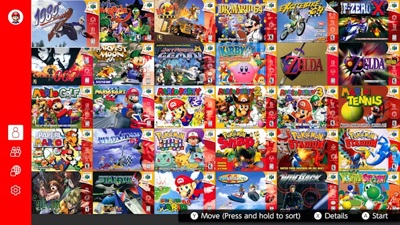 Nintendo Switch Online: Nintendo 64 - Screenshot - Game Select