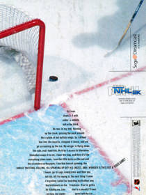 NHL 2K - Advertisement Flyer - Front