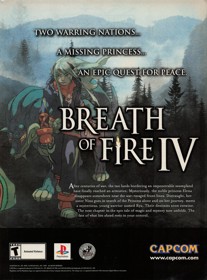 Breath of Fire IV - Advertisement Flyer - Front