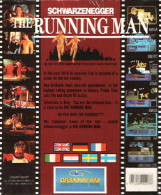 The Running Man - Box - Back