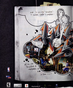 NBA Street V3 - Advertisement Flyer - Front