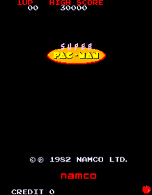 Super Pac-Man - Screenshot - Game Title