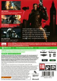 Wolfenstein: The New Order - Box - Back