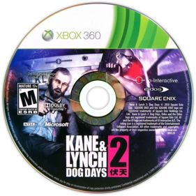 Kane & Lynch 2: Dog Days - Disc