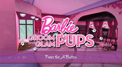 Barbie: Groom and Glam Pups - Screenshot - Game Title Image