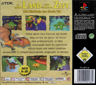 The Land Before Time: Return to the Great Valley - Box - Back