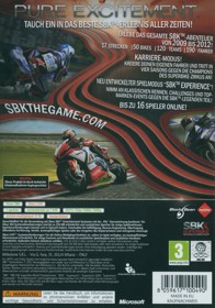 SBK Generations - Box - Back