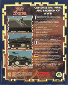Red Baron - Box - Back