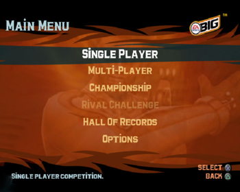 Sled Storm - Screenshot - Game Select