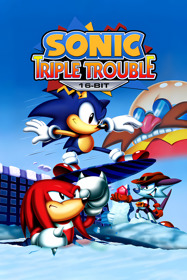 Sonic Triple Trouble 16-Bit - Box - Front Image