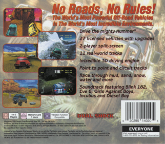 Test Drive: Off-Road 3 - Box - Back Image