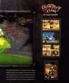 Ratchet & Clank: Up Your Arsenal - Advertisement Flyer - Front