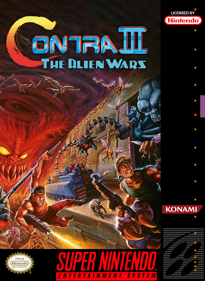 Contra III: The Alien Wars - Fanart - Box - Front