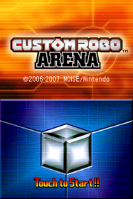 Custom Robo Arena - Screenshot - Game Title