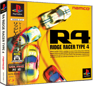 R4: Ridge Racer Type 4 - Box - 3D