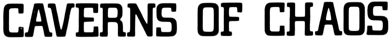 Caverns of Chaos - Clear Logo Image