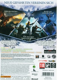 The Lord of the Rings: The War in the North - Box - Back