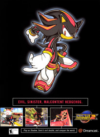Sonic Adventure 2 - Advertisement Flyer - Front
