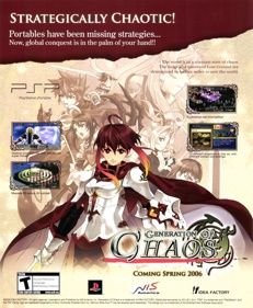 Generation of Chaos - Advertisement Flyer - Front