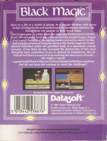 Black Magic  - Box - Back