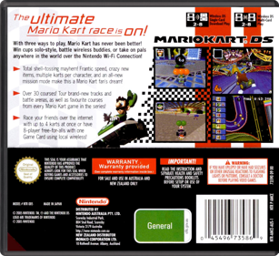 Mario Kart DS - Box - Back - Reconstructed