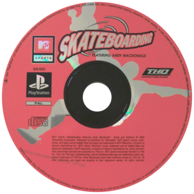 MTV Sports: Skateboarding Featuring Andy Macdonald - Disc